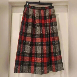 Vintage Giraffe Brand Wool Skirt Size 8